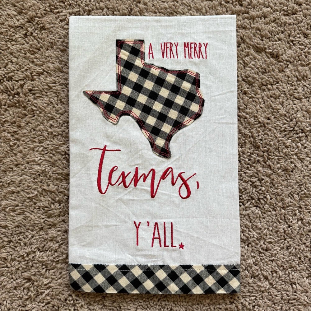 “Texmas” Themed Kitchen Towel